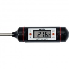 YATO Termometru electronic cu sonda, ecran LCD..